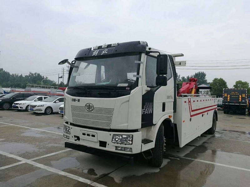 解放單橋拖吊聯體（一托一）清障車
